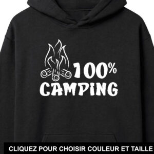 Hoodie 100% camping
