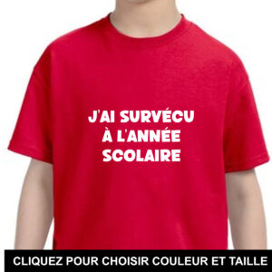 J'ai survécu à l'année scolaire
