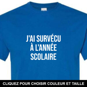J'ai survécu à l'année scolaire