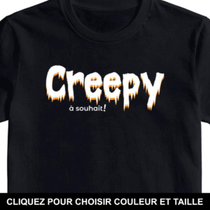 Creepy à souhait - Homme - Noir