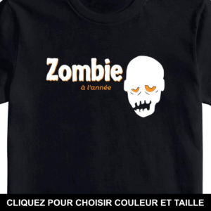 Zombie à l'année - Homme - Noir