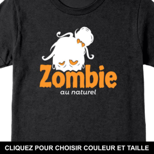 Zombie au naturel- Femme - Noir