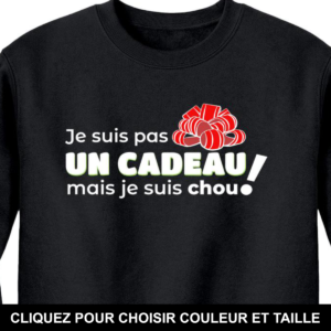 Coton ouaté - Je suis pas un cadeau mais je suis chou - Enfant